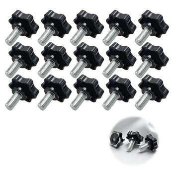 15 kusov hviezdicových matíc, krídlových matíc M8 x 30 mm,…