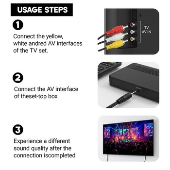3m AV kábel s 3,5 mm jack konektorom na 3x RCA samice, kábel 3,5 mm na 3x RCA, stabilný prenos,