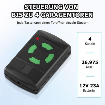Náhrada za ručný vysielač Hörmann hsm4 437230, diaľkové ovládanie s automatickým učením kódovania