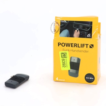 Schellenberg Powerlift 4-kanálový rádiový diaľkový ovládač pre otvárače garáží a brán, rádiová