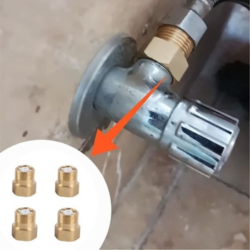 4 kusy mosazných zpětných ventilů s vnitřním závitem 3/4 palce na vnější závit, zpětná klapka DN20,