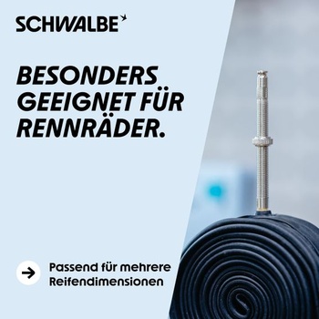 Schwalbe cestný bicykel (700C) duša, čierna, 28