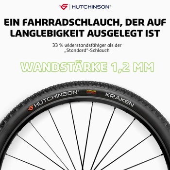 HUTCHINSON - Duše - MTB - Zesílená - Odolná a odolná proti propíchnutí - Ventil Schrader nebo