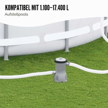 Filtrační čerpadlo Bestway Flowclear 800gal, nadzemní čistič bazénů pro bazény o objemu 1 100–17