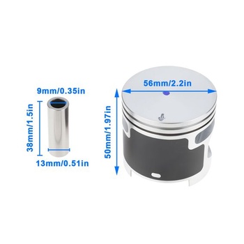 Sada pístních kroužků SG Store, 56 mm, kompatibilní s Husqvarna K960 K970, 1 sada