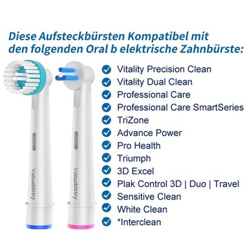 8 kartáčkových hlavic Interspace a 8 Ortho Care Essentials, kompatibilních s elektrickými zubními