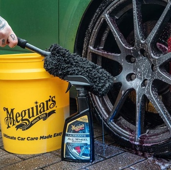 Meguiar's Supreme Wheel Brush - Kefa na ráfiky automobilov - Čistič ráfikov hliníkových kolies - Jemný a