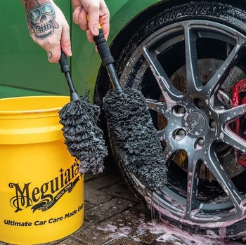 Meguiar's Supreme Wheel Brush - Kefa na ráfiky automobilov - Čistič ráfikov hliníkových kolies - Jemný a