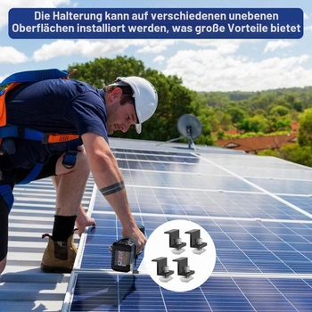 4 kusy 30mm montážních konzol pro solární panely, úchyty pro solární panely, držáky solárních