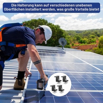 4 kusy 30mm montážnych konzol pre solárne panely, úchyty pre solárne panely, držiaky solárnych