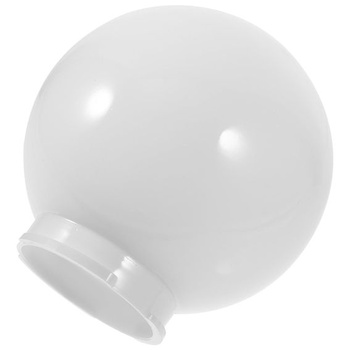 Vonkajšie tienidlo na lampu okrúhle 150 mm 2 kusy krémovo biele plastové tienidlo na stĺpové a