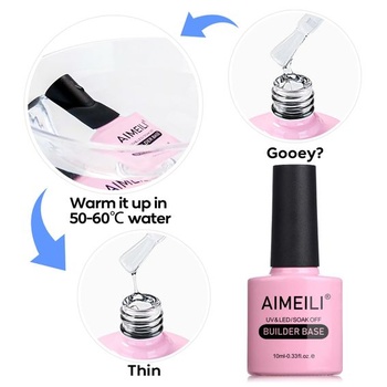 AIMEILI 8 v 1 Builder Gél ​​10ml UV lak na nechty Base Coat Builder Gél ​​Nails 152 152 10ml