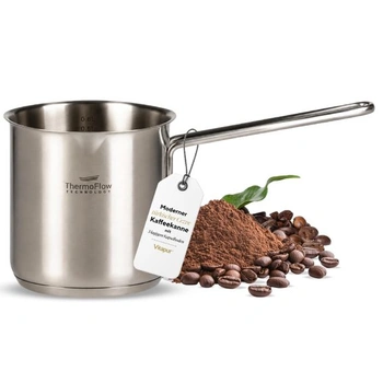 ROSMARINO nerezová indukčná moka kanvica 600 ml – turecká…