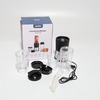 Ganiza Smoothie Maker, mini mixér 900 W, mixér s 25 000 ot./min, 3 tritanové kelímky na cesty (300