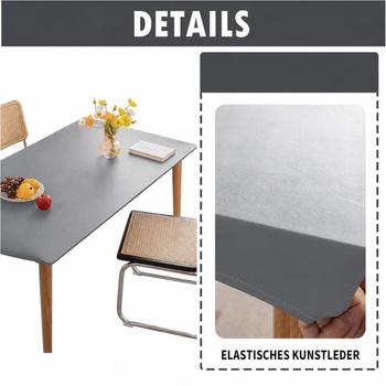 Pratelný ubrus 70x120 cm – PVC zahradní ubrus s lotosovým efektem, elastický a omyvatelný, odolný