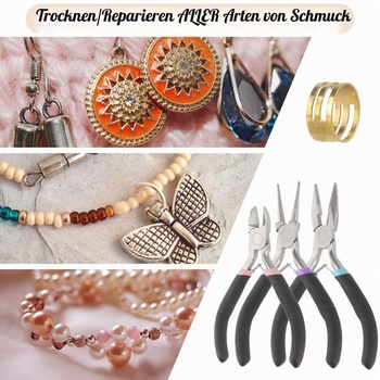 Kleště na šperky, sada 3 kleští na šperky