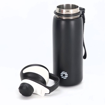 Fľaša na vodu Fjbottle z nerezovej ocele 600 ml s magnetickým viečkom do držiakov na bicykel | Vhodná pre