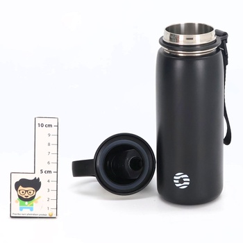 Fľaša na vodu Fjbottle z nerezovej ocele 600 ml s magnetickým viečkom do držiakov na bicykel | Vhodná pre