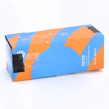 Fľaša na vodu Fjbottle z nerezovej ocele 600 ml s magnetickým viečkom do držiakov na bicykel | Vhodná pre