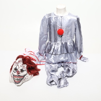 Kostým strašidelného klauna pre chlapcov Spooktacular Creations, strašidelný halloweensky kostým pre