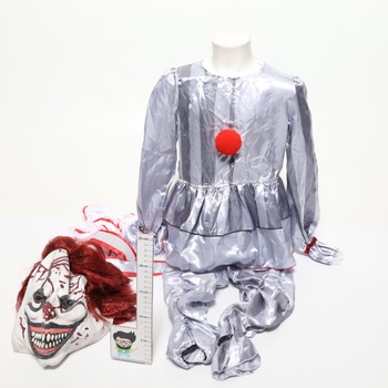 Kostým strašidelného klauna pre chlapcov Spooktacular Creations, strašidelný halloweensky kostým pre