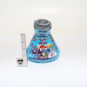Mega balení hybridů MrBeast Lab: Různé hybridní díly a 5 akčních figurek ke kombinování,