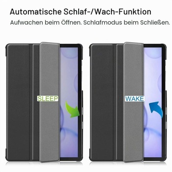 Pouzdro Kepuch Custer pro Samsung Galaxy Tab S6 10.5 SM-T860 SM-T865, chytré ochranné pouzdro z PU