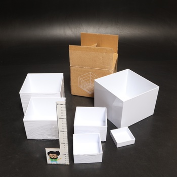 Úložné boxy plastové 20 x 20 x 15 cm