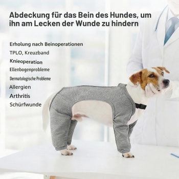 Psie body PUMYPOREITY sivé, 2XL