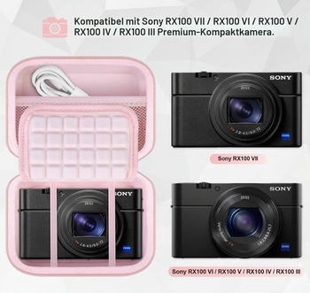 Brašna na fotoaparát Lacdo pro Sony RX100 VII, RX100 VI, RX100 V, RX100 IV, RX103, ochranné