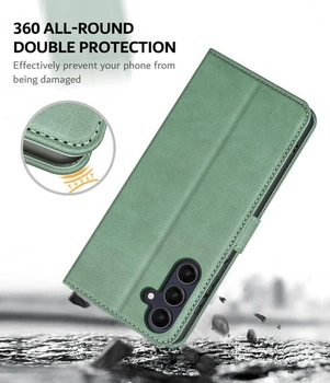 Pouzdro na telefon pro Samsung Galaxy A25 5G, prémiové pouzdro z PU kůže, nárazuvzdorné