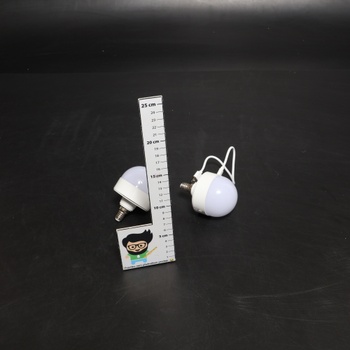 Dobíjacia žiarovka USB-C s diaľkovým ovládaním, 3 farby, stmievateľná LED žiarovka E14 s batériou, 5W