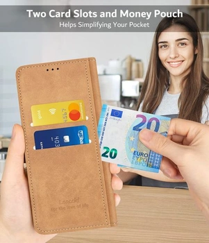 Pouzdro na telefon pro Xiaomi Redmi Note 12 4G (ne pro 5G), prémiová peněženka z PU kůže,
