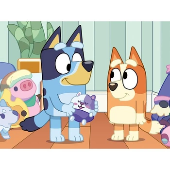 Trefl - 30dílné puzzle, S Blueym je to vždycky zábava, Bluey, věk 3+