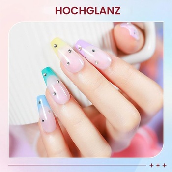SUPWEE Quick Dry 6 barevná sada na nehty, Macaron Pastell Nagellack Bez UV vícebarevné