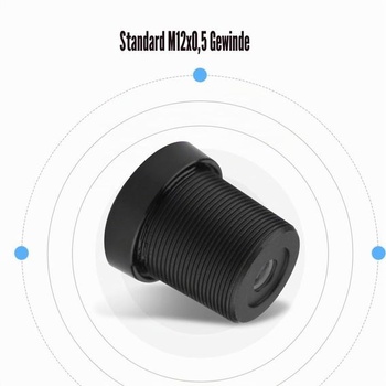 Objektiv CCTV 1,8 mm, objektiv IP kamery Richer-R, širokoúhlý objektiv 170°, objektiv s 1 milionem