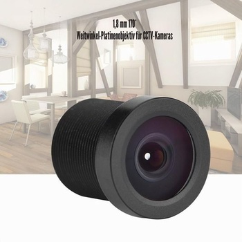 Objektiv CCTV 1,8 mm, objektiv IP kamery Richer-R, širokoúhlý objektiv 170°, objektiv s 1 milionem