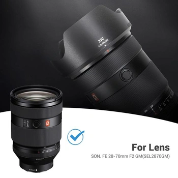 Slnečná clona JJC Bayonet ALC-SH182 pre objektív Sony FE 28–70 mm F2 GM (SEL2870GM) – Nahrádza