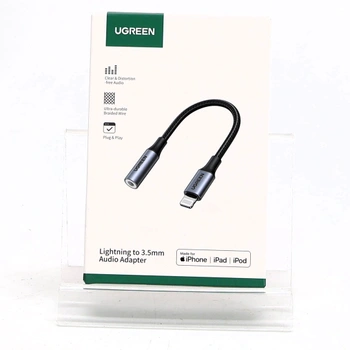 UGREEN Lightning to Jack Adaptér 3,5mm sluchátka Lightning Aux Adaptér Lightning to Aux Adapter