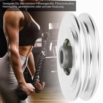 Kladkový blok pre fitness vybavenie, kladka z hliníkovej zliatiny pre posilňovacie stroje v posilňovni