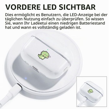 Puzdro AKABEILA pre AirPods Pro 2, mäkké TPU priehľadné ochranné puzdro, nárazuvzdorné puzdro pre