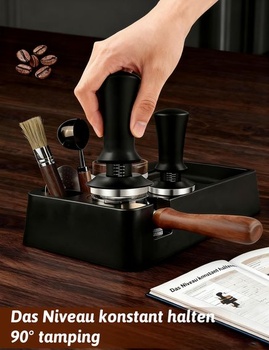 53mm pružinový tamper na kávu, tamper na espresso s konštantným tlakom 15,5 kg, závitová základňa z