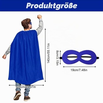 Plášť a maska ​​pre superhrdinu AUYAO