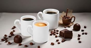 Čistě bílý keramický hrnek na espresso (56,7 g/60 ml), sada dvou kusů