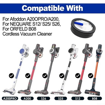 3 umývateľné HEPA filtre príslušenstvo pre Afoddon A200PRO / A200, pre ORFELD B08 /C10A / C10G, pre