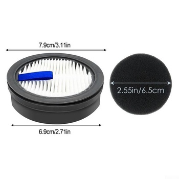 3 umývateľné HEPA filtre príslušenstvo pre Afoddon A200PRO / A200, pre ORFELD B08 /C10A / C10G, pre
