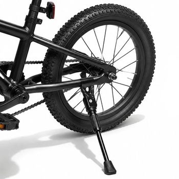 Stojan na bicykel, nastaviteľný bočný stojan pre detské bicykle 16 palcov, zosilnené jednostranné uhlíkové