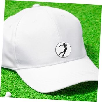 Magnetický klip na golfovou čepici se sadou značek na míčky, lehký kovový klip na čepici pro ženy,