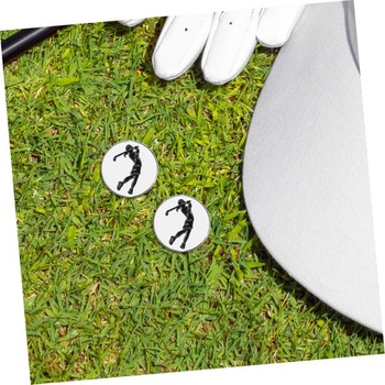 Magnetický klip na golfovou čepici se sadou značek na míčky, lehký kovový klip na čepici pro ženy,