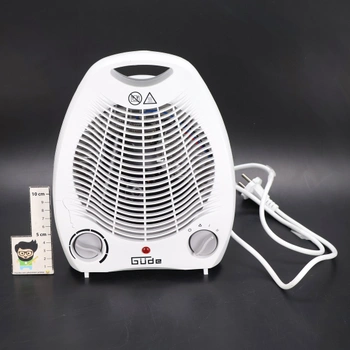 Vykurovací ventilátor Güde biely 2 stupne 85175